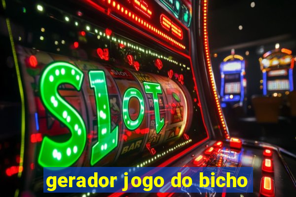 gerador jogo do bicho